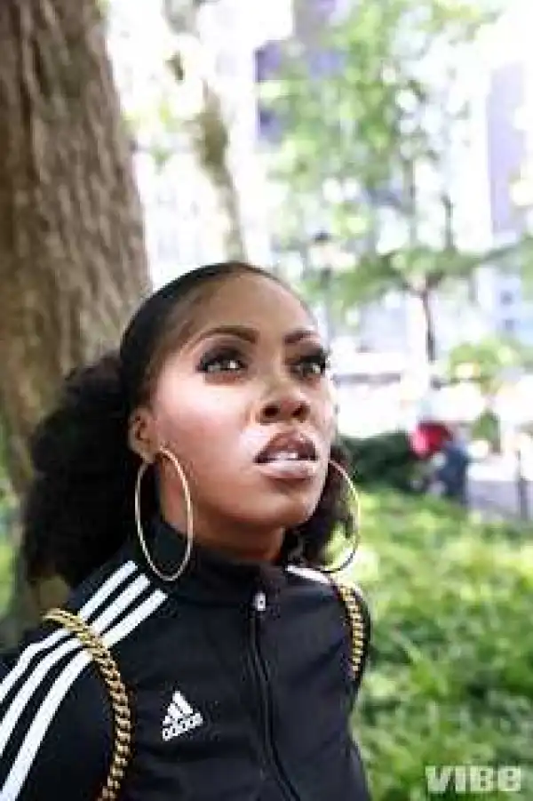 ROC Nation/Mavin Star, Tiwa Savage Looks Stunning In Sporty Outfit For Vibe Magazine [Photos]